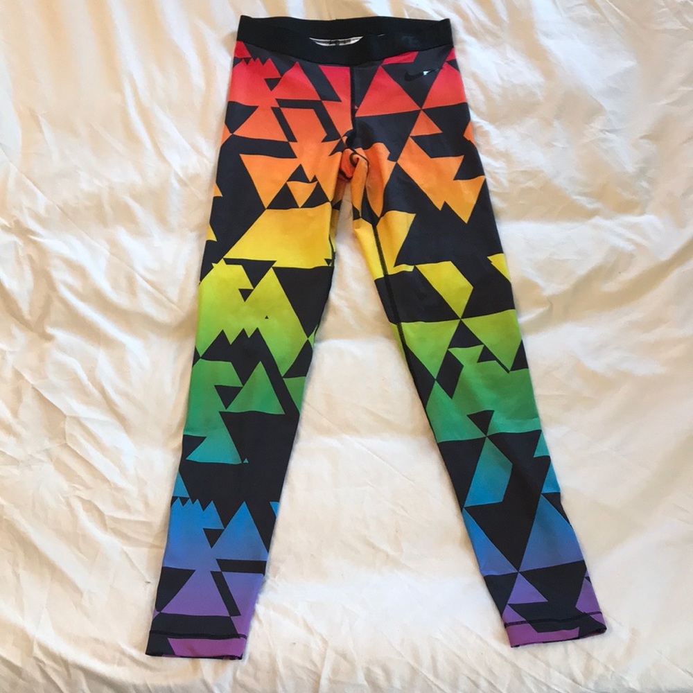 Nike Special Edition Rainbow dri-fit yoga pants